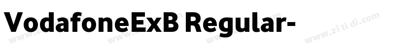VodafoneExB Regular字体转换